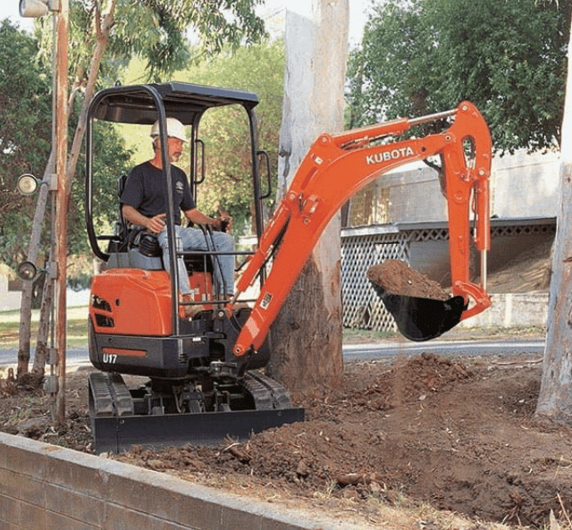 3500 Lb- Excavator- U17 Kubota